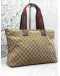 GUCCI EBONY GG CANVAS DIAPER TOTE BAG 