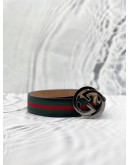 GUCCI WEB INTERLOCKING G BELT SIZE 90/36