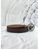 GUCCI WEB INTERLOCKING G BELT SIZE 90/36