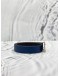 PRADA NAVY BLUE/BROWN LEATHER REVERSIBLE BELT SIZE 40