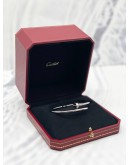 (BRAND NEW) 2024 CARTIER JUSTE UN CLOU BRACELET CLASSIC IN 18K 750 WHITE GOLD SIZE 18 -FULL SET-