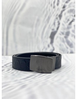 COACH PLAQUE BUCKLE CUT TO SIZE REVERSIBLE BELT SIZE 44