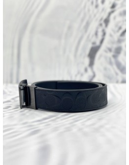 COACH PLAQUE BUCKLE CUT TO SIZE REVERSIBLE BELT SIZE 44