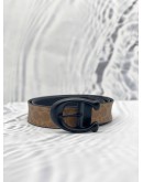(LIKE NEW) COACH SIGNATURE BUCKLE CUT TO SIZE REVERSIBLE BELT SIZE 44
