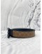 (LIKE NEW) COACH SIGNATURE BUCKLE CUT TO SIZE REVERSIBLE BELT SIZE 44