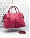 TOD'S D-STYLING LEATHER SHOULDER BAG PINK