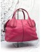 TOD'S D-STYLING LEATHER SHOULDER BAG PINK