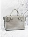 COACH SWAGGER CARRYALL IN PEBBLE LEATHER SILVER 