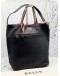BALLY TOTE BAG IN BLACK LEATHER