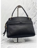 BALLY SIGNATURE B LOGO TWO WAY HANDBAG IN BLACK LEATHER