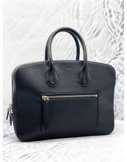 (LIKE NEW) BALLY SOMET SHOULDER HANDBAG GENUINE LEATHER BLACK 2WAY SLIM 