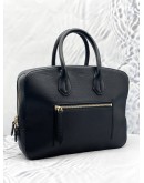 (LIKE NEW) BALLY SOMET SHOULDER HANDBAG GENUINE LEATHER BLACK 2WAY SLIM 