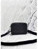 (LIKE NEW) CHRISTIAN DIOR WALLET WITH STRAP OBLIQUE JACQUARD BLACK 