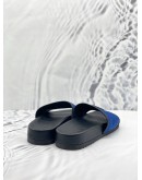 (LIKE NEW) GUCCI OFF THE GRID SLIDE GG BLUE BLACK MEN'S SANDAL 