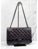 2011 CHANEL REISSUE 227 PATENT LEATHER DOUBLE FLAP BAG