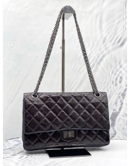 2011 CHANEL REISSUE 227 PATENT LEATHER DOUBLE FLAP BAG