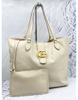 GUCCI DAHLIA CELLARIUS TOTE BAG WITH POUCH 