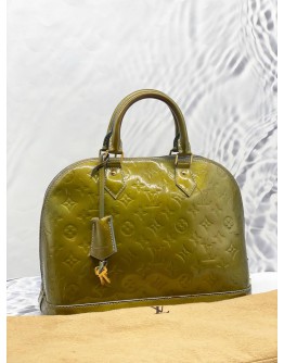 LOUIS VUITTON ALMA MM VERNIS PATENT LEATHER HANDLE BAG