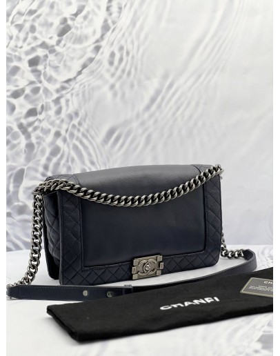 CHANEL BOY MEDIUM REVERSO FLAP BAG 