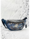 (LIKE NEW) COACH WARREN BELT BAG WITH WATERCOLOR SCRIPT PRINT 