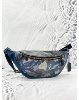 (LIKE NEW) COACH WARREN BELT BAG WITH WATERCOLOR SCRIPT PRINT 