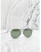 (LIKE NEW) FENDI SUNGLASSES WITH WHITE LINE -FULL SET-
