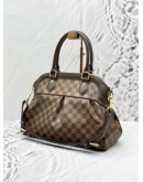 (LIKE NEW) LOUIS VUITTON TREVI PM IN BROWN DAMIER EBENE CANVAS
