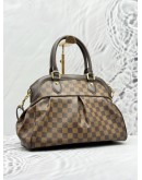 (LIKE NEW) LOUIS VUITTON TREVI PM IN BROWN DAMIER EBENE CANVAS