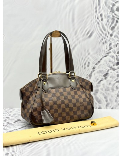 (LIKE NEW) LOUIS VUITTON VERONA PM IN BROWN DAMIER EBENE CANVAS