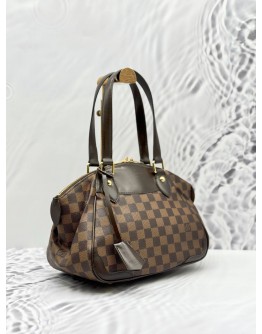 (LIKE NEW) LOUIS VUITTON VERONA PM IN BROWN DAMIER EBENE CANVAS