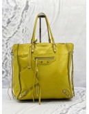 BALENCIAGA PAPIER LEATHER HANDBAG 