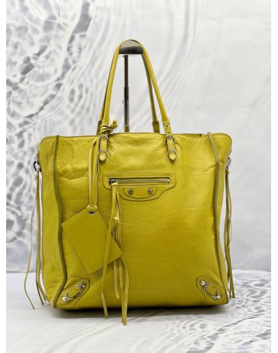 BALENCIAGA PAPIER LEATHER HANDBAG 