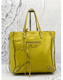BALENCIAGA PAPIER LEATHER HANDBAG 