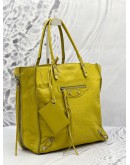 BALENCIAGA PAPIER LEATHER HANDBAG 
