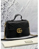 (LIKE NEW) GUCCI MARMONT TOP HANDLE BAG 