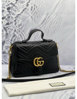 (LIKE NEW) GUCCI MARMONT TOP HANDLE BAG 