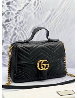 (LIKE NEW) GUCCI MARMONT TOP HANDLE BAG 