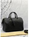 LOUIS VUITTON SPEEDY BANDOULIERE 30 IN BLACK MONOGRAM EMPREINTE LEATHER