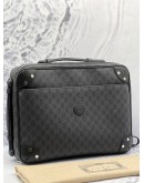 (LIKE NEW) GUCCI BRIEFCASE BACKPACK WITH BLACK STRAP IN GG SUPREME 