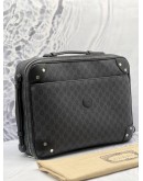 (LIKE NEW) GUCCI BRIEFCASE BACKPACK WITH BLACK STRAP IN GG SUPREME 