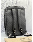 (LIKE NEW) GUCCI BRIEFCASE BACKPACK WITH BLACK STRAP IN GG SUPREME 