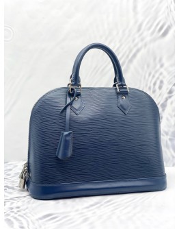 LOUIS VUITTON ALMA MM EPI LEATHER IN BLUE