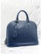 LOUIS VUITTON ALMA MM EPI LEATHER IN BLUE