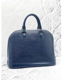 LOUIS VUITTON ALMA MM EPI LEATHER IN BLUE