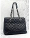 (LIKE NEW) 2011 CHANEL GST GRAND SHOPPING TOTE BAG IN BLACK CAVIAR LEATHER SHW