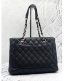 (LIKE NEW) 2011 CHANEL GST GRAND SHOPPING TOTE BAG IN BLACK CAVIAR LEATHER SHW