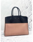 LOUIS VUITTON CITY STEAMER PM LEATHER HANDLE BAG WITH STRAP IN BLACK PINK 