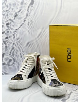 FENDI HIGH TOP STYLISH SNEAKER 