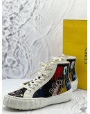 FENDI HIGH TOP STYLISH SNEAKER 