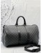 (LIKE NEW) LOUIS VUITTON KEEPALL BANDOULIERE 45 DAMIER GRAPHITE CANVAS 